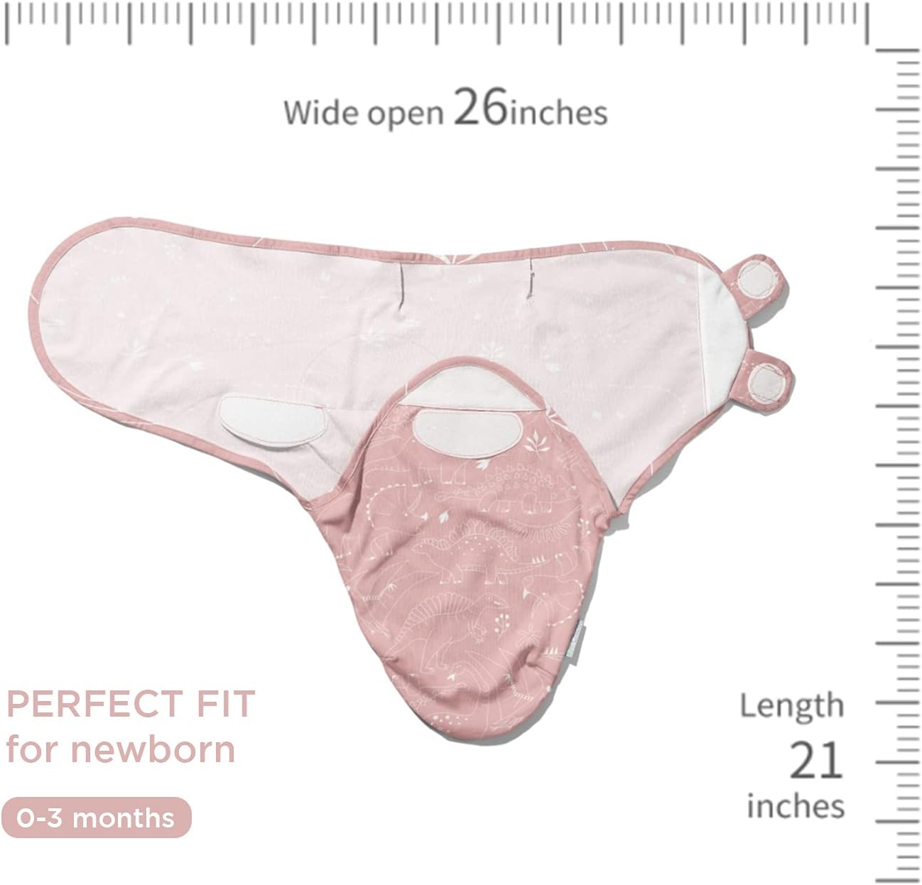 Bum Chicoo Newborn Baby Swaddle wrap – Pack of 3 Swaddle wrap Made of Pure Organic Cotton for 0-3 Months Baby - Image 5